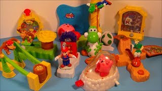 2002 NINTENDO SUPERSTARS SET OF 10 BURGER KING KID'S MEAL TOY'S VIDEO REVIEW