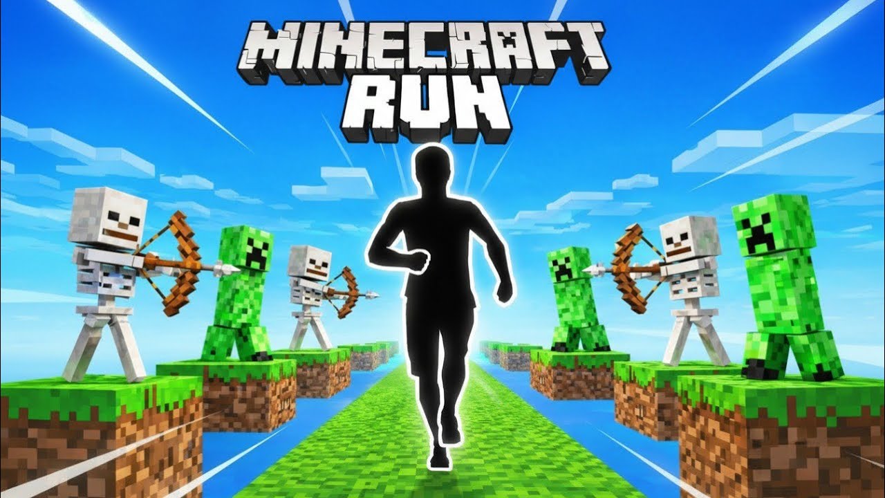 MINECRAFT RUN ⛏️ Immersive Interactive Warm Up | Interactive Game