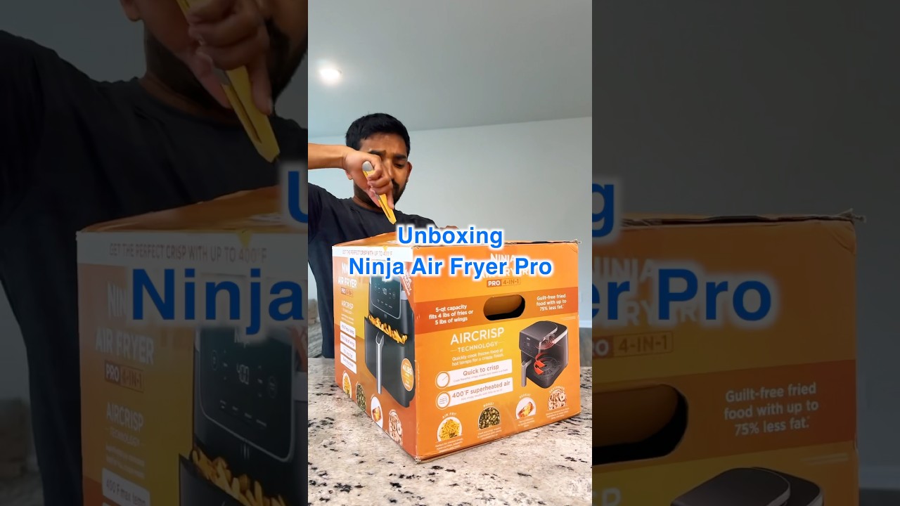 Unboxing Ninja Air Fryer Pro