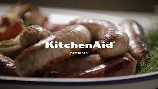 Bacon, Maple, and Sage Sausages with the KitchenAid® Metal Food Grinder Attachment