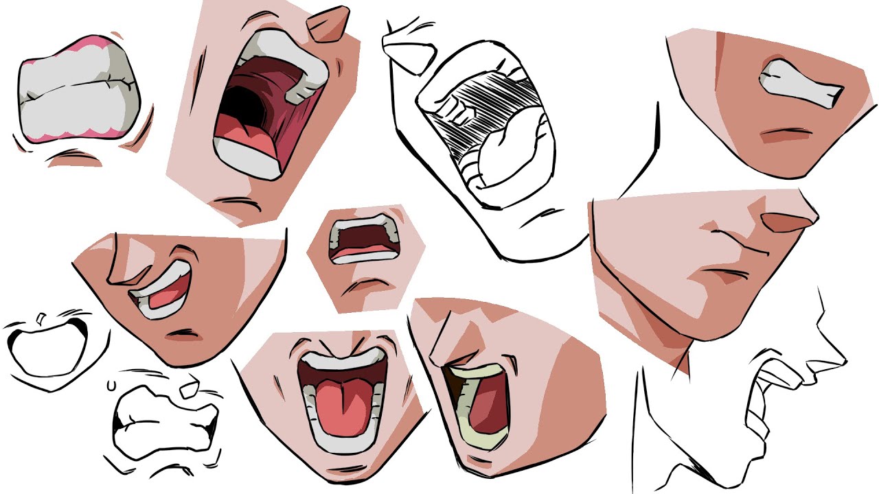 ドラゴンボールに学ぶ口の描き方 How To Draw A Mouth Learned From Dragon Ball Youtube