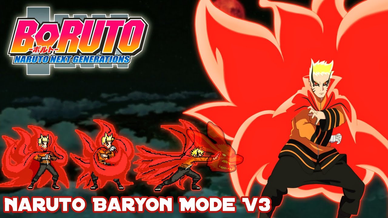 Character : Naruto Baryon Mode #mugen #naruto #anime #game #gaming #pi