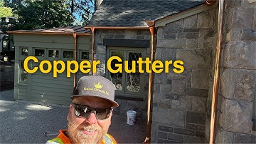 ✨ COPPER Gutter Luxury: The Gold Standard of Water Management! | Premium Installation Guide