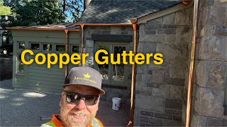 ✨ COPPER Gutter Luxury: The Gold Standard of Water Management! | Premium Installation Guide