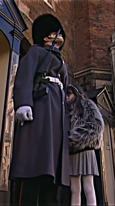 British Kings Guard Holds Sisters Hand While on Duty!🥺