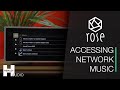 Hifi rose  accessing network music for storage