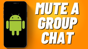 How To Mute a Group Chat On Android !