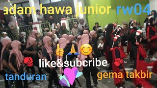Grup Adam hawa Rw04 tanduran gema Takbir Kelilingidulfitri tahun2025