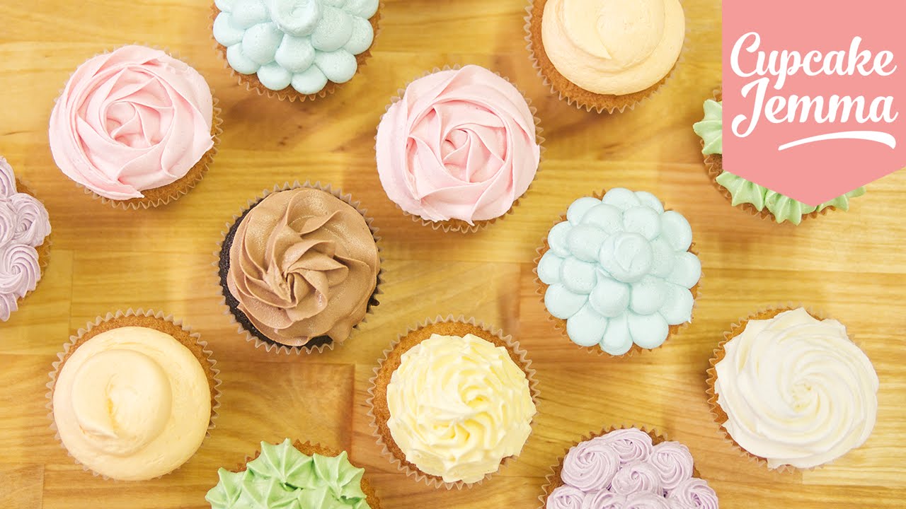 Buttercream Piping Tips & Techniques | Cupcake Jemma | CupcakeJemma