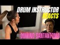 Drum Instructor Reacts to Domino Santantonio - Break My Heart | Reacting to Dua Lipa Drum Covers