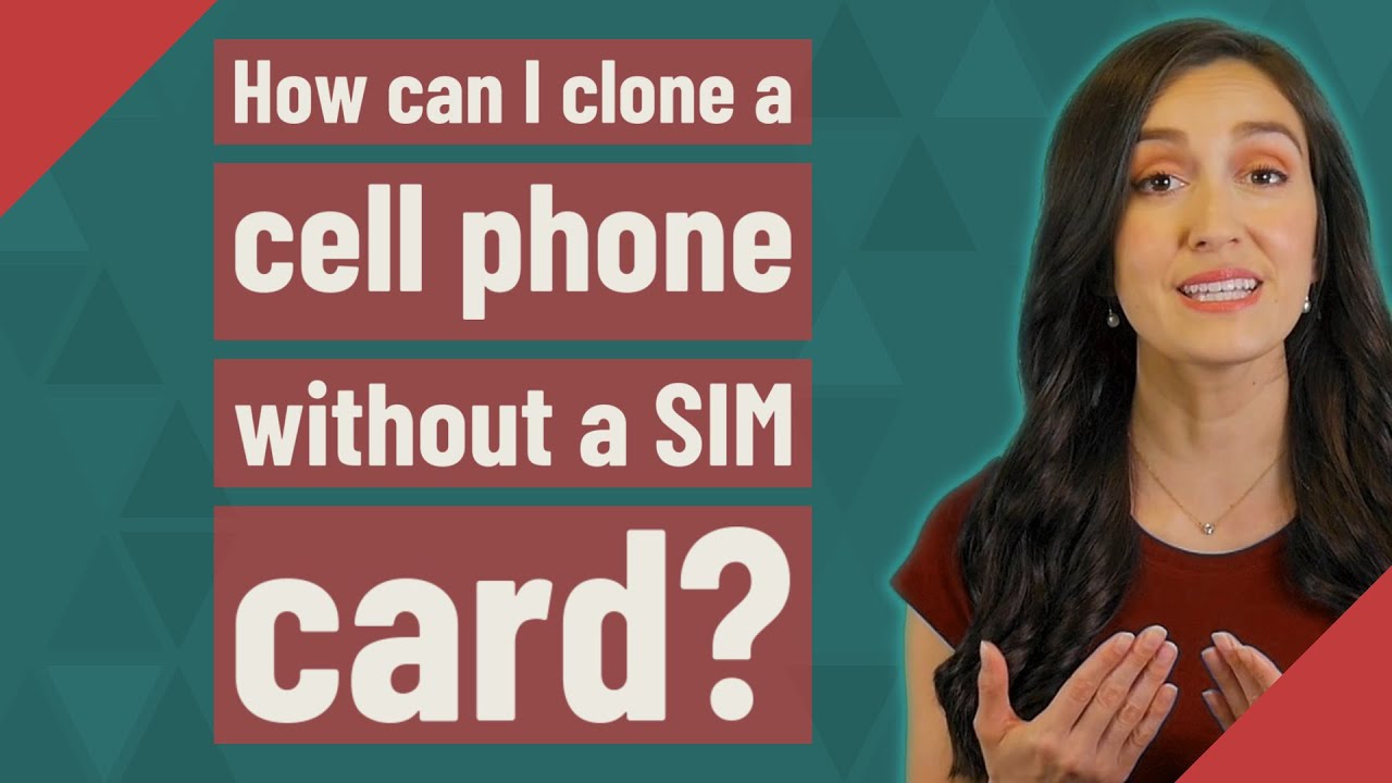 How can I clone a cell phone without a SIM card? - YouTube