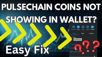 PulseChain Tokens Not Appearing In Wallet? Watch This [SOLVED]