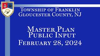2024 Feb 28 Master Plan public input