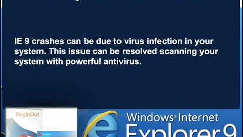 IE 9 Crashes
