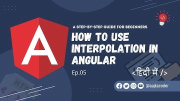How to Display Text in Angular | Interpolation | Angular Tutorial in Hindi