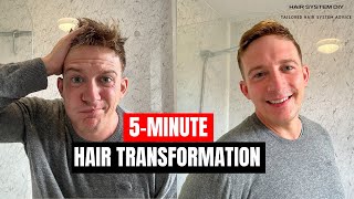 Groom Your Hair in UNDER 5 MINUTES | LaVivid Hair System