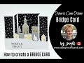 How to create a Bridge Card with Stampin Up's Hearts Come Home Bundle.