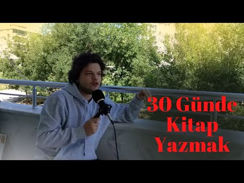 30 Günde Kitap Yazmak w/kendim aga kim olacak başka