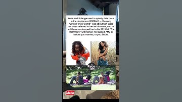Thumbnail of Before ‘Lotus Flower Bomb’ Blew Up, Wale and Solange Were Secretly Dating #wale