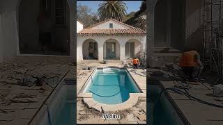 | Swimming Pool Renovation Video | #ai #aivideo #poll #viral #viralshort #architecture