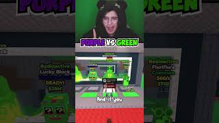 Purple Vs Green In Steal A Brainrot