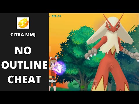 Pokemon Ultra Sun/Moon - No Outline Cheat