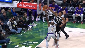 Giannis Antetokounmpo Ends LeBron James Life By Craziest Chase Down Block Ever !