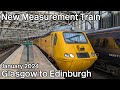 New measurement train drivers eye view glasgow central to edinburgh via carstairs