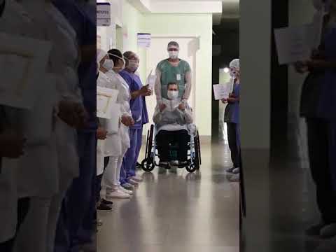 Covid 19: Advogado Nataniel deixando Hospital Santa Casa totalmente recuperado