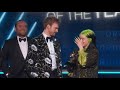 Billie accepts Album &amp; Record of the Year - LIVE at Grammys 2020