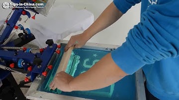 The Operation Video for 4 Color 4 Station/6 Color 6 Station Screen Printing Machine