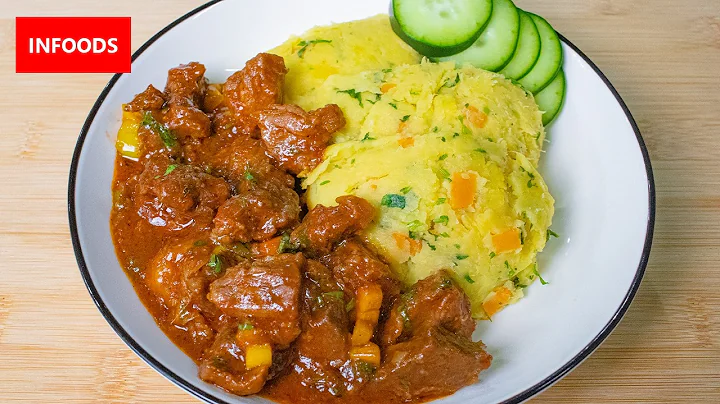 Beef Stew and Mashed Bananas Recipe | How to Make Mashed Green Bananas | Infoods