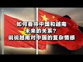如何看待中国和越南未来的关系？说说越南对中国的复杂情感