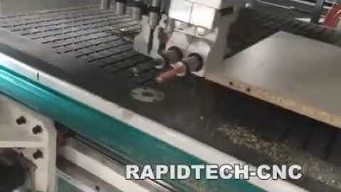 ATC CNC router with boring unit for kitchen cabinet, closet making