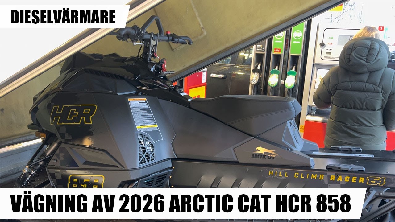 SnowRider TV Ep. 225, Säsong 9 - Vägning av 2026 Arctic Cat HCR 858, Dieselvärmare