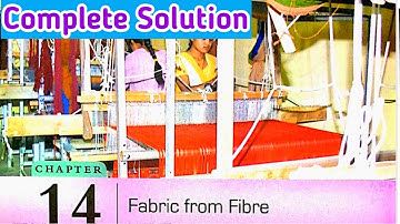 Fabric From Fibre Question Answer| Dav Class 6 Science Chapter 14 |