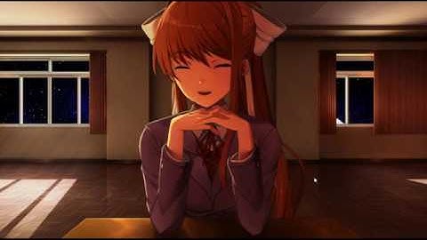 【Facerig+Live2D】2018.4.8 Monika talk完成ver.1