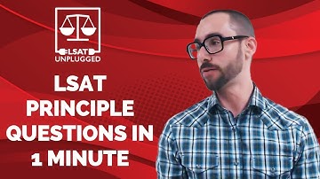 LSAT Principle Questions in 1 Minute | Logical Reasoning
