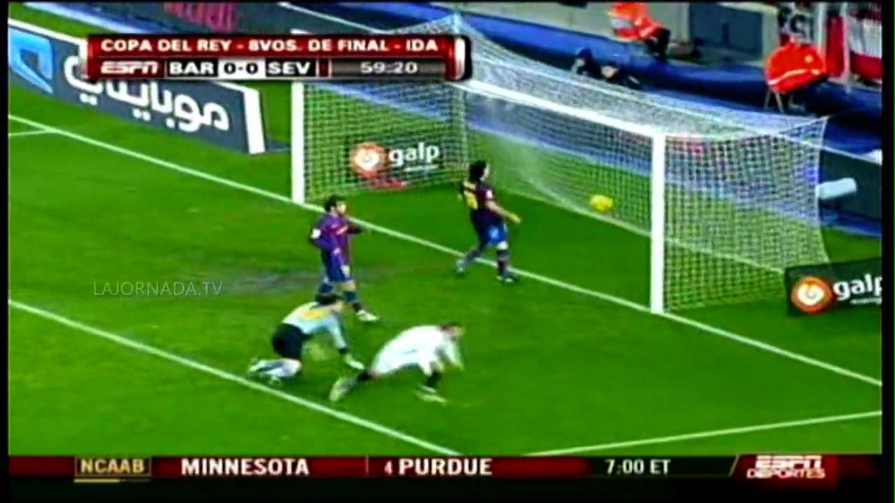 Barcelona 1-2 Sevilla 01-05-2010 Copa de Rey HQ Soccer Videos HD Futbol lajornada.tv