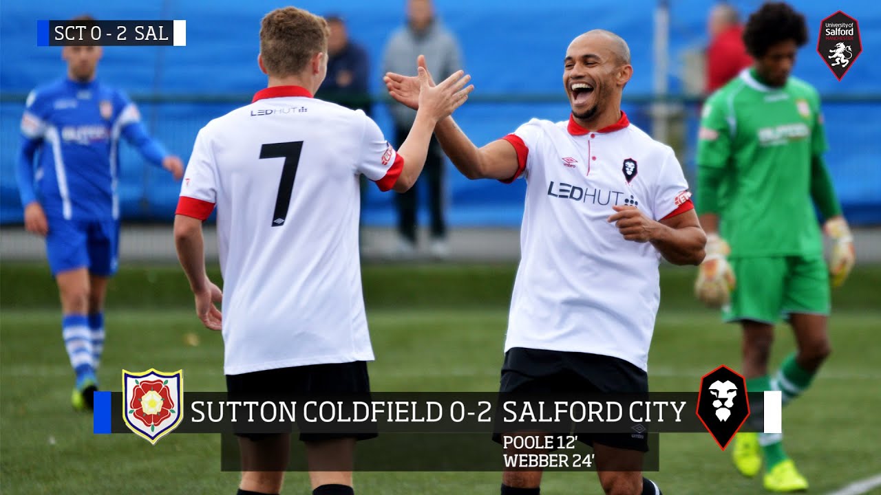 paul scholes oldham athletic Sutton Coldfield Town 0-2 Salford City - Evo-Stik Northern Premier League 17.10.15