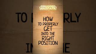 ARMORED WARFARE - HOW TO PROPERLY GET INTO THE RIGHT POSITION  #shorts