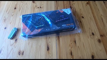 Steelseries APEX M750 TKL *REAL* Unboxing in English