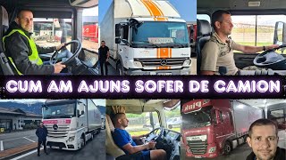 🚛Cum am început meseria de șofer de camion🎬. #travel #work #vlog