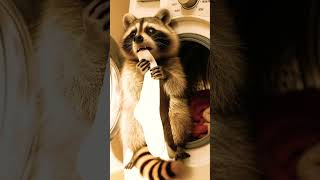 Racoon's Heist | was he caught? #shorts #trap