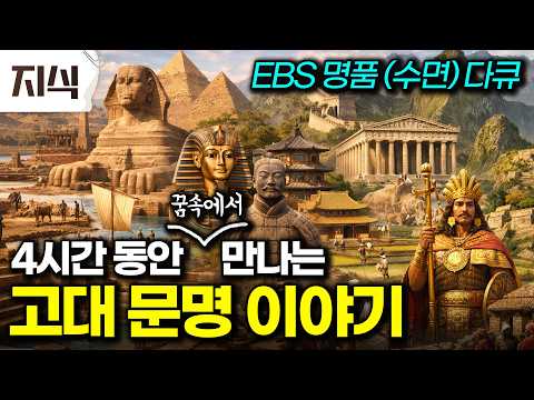 눈 뜨고 보면 더 좋은 다큐. 끝까지 다 보신 분 댓글 남겨주세요. 일단 전 반년 걸릴 듯..  인더스, 이집트, 황하, 그리스, 잉카 문명 #역사 #EBS지식