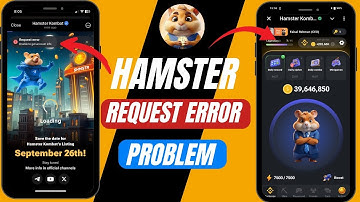 How To Fix Request Error Problem On Hamster Kombat (New Update 2024)✅✅ || Fix Request Error