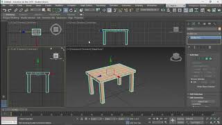 3ds Max Basics - Textured Table
