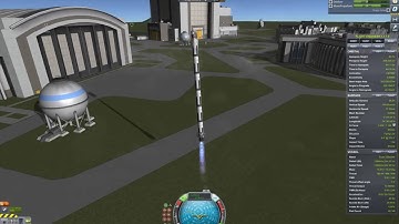 Autothrottle Hover Test #1 (Kerbal Space Program)