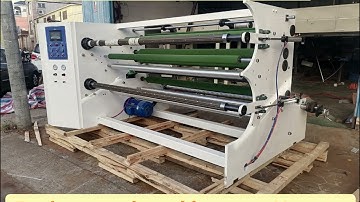 HFT-2000mm BOPP and masking tape rewinding and slitting machine for Morocco.