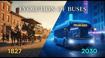 Evolution of Buses (1827–2030) | 200 Years of Innovation
